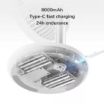 JISULIFE FA13P Fan 28 Hour Battery Upgraded Version Extendable Fan Version (8000mAh Large Capacity Rechargeable Fan) ORIGINAL - Image 18