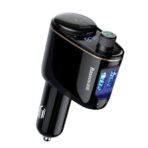 Baseus Locomotive Bluetooth FM Transmitter MP3 Car Charger 2x USB 3.4A black (CCALL-RH01)