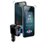Baseus Locomotive Bluetooth FM Transmitter MP3 Car Charger 2x USB 3.4A black (CCALL-RH01) - Image 2