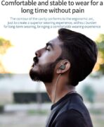 CCA CSN 1BA 1DD Hybrid Noise Reduction Earphone - Black & Blue - Image 4