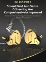 KZ ZSN PRO X Dual Driver 1BA+1DD Hybrid Metal Earphones - Image 8