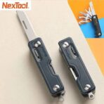NexTool Multifunctional Knife 10 in 1 Tool Unpack Knife Scissors Screwdriver Folding Survive Clip Sharp Cutter - Image 3