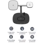 WiWU PowerAir 4 in 1 Qi Magnetic 15W Wireless Charger - Image 3