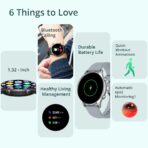 COLMI i20 1.32 inch Bluetooth Calling Smart Watch - Image 5