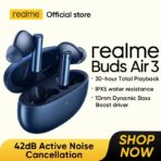 Realme Buds AIR 3 ANC Long Battery Earbuds Premium Original - Image 2