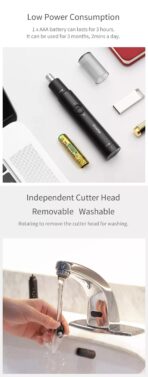 Xiaomi ShowSee C1 Electric Mini Nose Hair Trimmer - Image 6