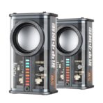 Genuine BYZ Brand Mecha Bluetooth Speaker Transparent Genuine Rhythm Subwoofer TWS Cyberpunk Design 100% Original Product Imported - Image 3