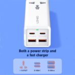 LDNIO SC1418 65W 2 USB-C + 2 USB-A Desktop Power Strip - Image 3