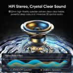 Joyroom JR-ML03 Transparent Bluetooth Wireless Speaker with Light - Image 4