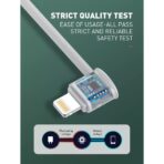 LDNIO LC130 Data cable 3 IN 1 CABLE Type-C, Micro USB, Lightning White Cables 3.4A -1.2m - Image 3