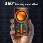 Genuine BYZ Brand Mecha Bluetooth Speaker Transparent Genuine Rhythm Subwoofer TWS Cyberpunk Design 100% Original Product Imported - Image 4