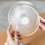 Multipurpose Summer Cooler Azeada Fan 4000mah Rechargeable Versatile Outdoor Stretchable Fan Original Long Battery Life - Image 14