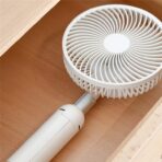 Multipurpose Summer Cooler Azeada Fan 4000mah Rechargeable Versatile Outdoor Stretchable Fan Original Long Battery Life - Image 15