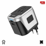 Hoco 2USB+1Socket Universal Conversion Wall Charger (AC5) - Image 2