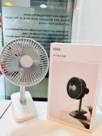 JISULIFE FA13R Original Clip Fan Auto-Oscillating Fan 8000mah Upto 28 Hour Battery Back Up Rechargeable Fan Green - Image 8