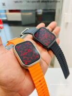 Apple Watch Ultra Design WIWU Premium Aluminum Smartwatch With Ocean Band Branded Original Imported limited - Image 16