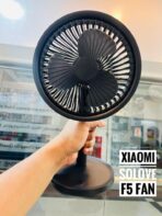 XIAOMI SOLOVE F5 RECHARGEABLE FAN 12 Hour Battery 100% ORIGINAL BEST SELLING Fan Upto 12 Hour Battery Back Up - Image 14