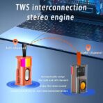 Flash LED RGB Armor Transparent Wireless Speaker Sooppow Computer Gaming New - Image 7