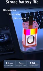 Flash LED RGB Armor Transparent Wireless Speaker Sooppow Computer Gaming New - Image 14