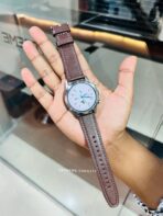 No.1 DT Seventy Plus Stainless Steel Men's Formal Smartwatch With Silocon Belt Gift - Image 8