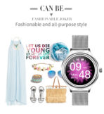 Female Mash Chain Stainless Steel KUMI K3 Original Smartwatch Premium - Image 7