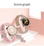 Female Mash Chain Stainless Steel KUMI K3 Original Smartwatch Premium - Image 2