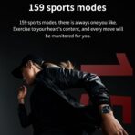 Zordai ZD3 Plus+ Leather Smartwatch IP68 Waterproof 1.5" Retina Round Screen Men Business Smartwatch Silcon Belt Gift Limited - Image 5