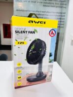 Awei F29 Compact Strong Wind Rechargeable Fan Desktop Silent Fan - Image 7