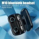 Original TWS New M10 Wireless Bluetooth Earbuds Latest Bluetooth Version LED Display - Image 2
