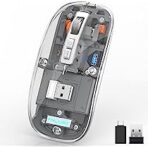 WIWU Crystal Transparent Wireless Mouse 2.4G - Image 5