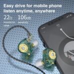 TRN MT1 Pro HiFi Dynamic In-Ear Earphone Bass Sports Music Headset - Image 5