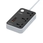 LDNIO SC3412 2500W Universal 3 Way Outlet Extension Socket - Image 3