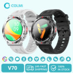 Colmi V70 Smartwatch for Men, Ultra-big HD Amoled Screen