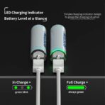 Beston AA Lithium Rechargeable Battery Type-C Charging Port (4Pcs Pack) Original - Image 4