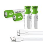 Smartools Type-C Rechargeable Batteries AA (2-Pack) With Type-C Cable 1.5V - Image 2