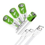 Smartools 1.5V Type-C Rechargeable Batteries AA (4-Pack) With Type-C Cable - Image 6