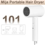 XIAOMI MIJIA Anion H101 Portable Hair Dryer Quick Dry Professional Foldable 1600W 50 Million Negative - Image 6