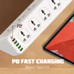 LDNIO 30W Fast 10 Port + 1PD + 1QC + 4USB Universal Power Socket (SC10610) - Image 4