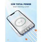 LDNIO AW004 32W 5 in 1 Charging Station with 15W Wireless Charger - Image 3