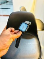 Apple Watch Ultra Design WIWU Premium Aluminum Smartwatch With Ocean Band Branded Original Imported limited - Image 13