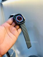 Apple Watch Ultra Design WIWU Premium Aluminum Smartwatch With Ocean Band Branded Original Imported limited - Image 4