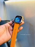 Apple Watch Ultra Design WIWU Premium Aluminum Smartwatch With Ocean Band Branded Original Imported limited - Image 19