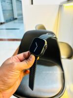 Apple Watch Ultra Design WIWU Premium Aluminum Smartwatch With Ocean Band Branded Original Imported limited - Image 8