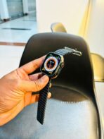 Apple Watch Ultra Design WIWU Premium Aluminum Smartwatch With Ocean Band Branded Original Imported limited - Image 21