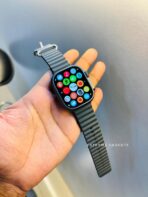 Apple Watch Ultra Design WIWU Premium Aluminum Smartwatch With Ocean Band Branded Original Imported limited - Image 9