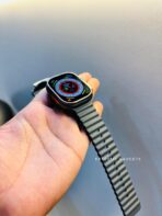 Apple Watch Ultra Design WIWU Premium Aluminum Smartwatch With Ocean Band Branded Original Imported limited - Image 15