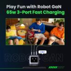 Ugreen Uno Charger 65W Robot GaN USB C Charger 1 USB-A and 2 USB-C Ports - Image 9