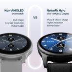 NoiseFit Halo Smartwatch AMOLED Original Sealed - Image 9