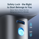 JisuLife Handheld Fan Pro1S - 5000mAh Battery - Image 7