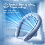 JISULIFE NeckFan Pro1 (FA45) with LED Display